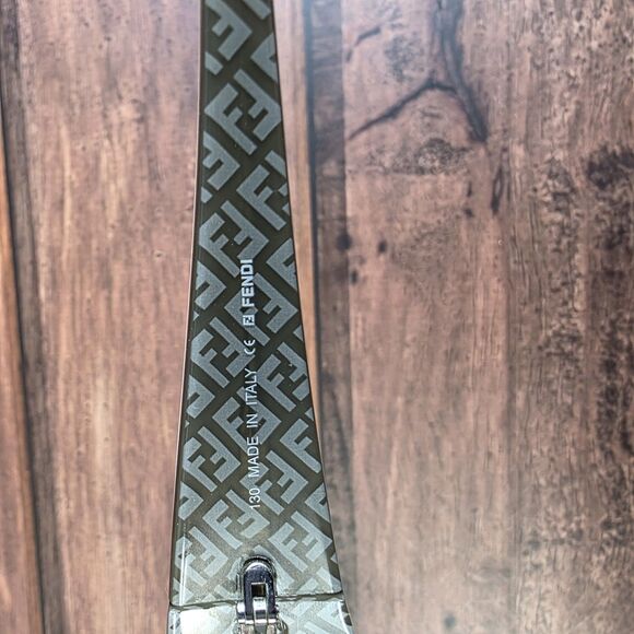 Fendi Eyeglasses FS 302 Womens Rectangle Frame Made in Italy 130 Authentic Desig - Picture 4 of 11